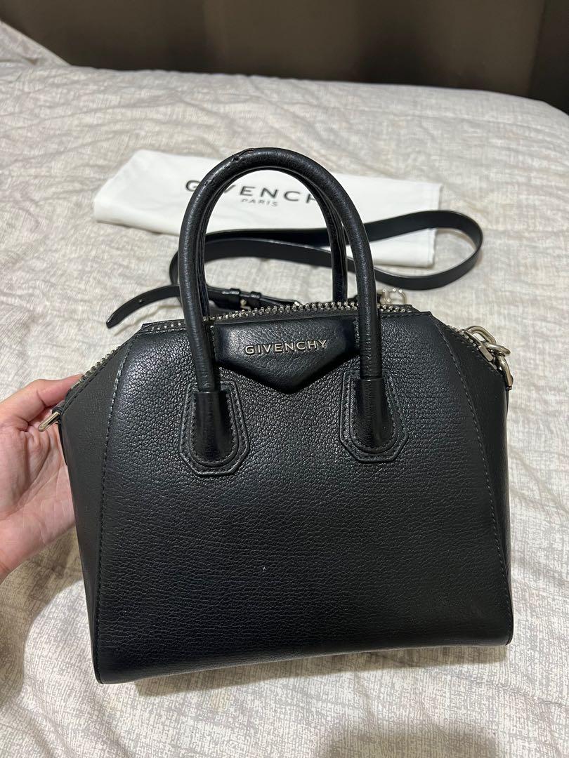 Givenchy // Black Goatskin Mini Antigona Bag – VSP Consignment