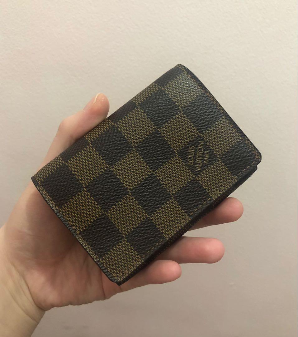 Authentic Louis Vuitton Damier Ebene Envelope Card Holder – Paris Station  Shop