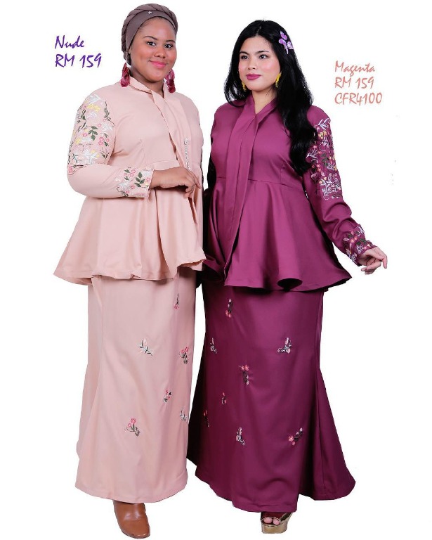 S60- 40D@38E curvation plus size front clip bra (stain), Women's Fashion,  Muslimah Fashion, Baju Kurung & sets on Carousell