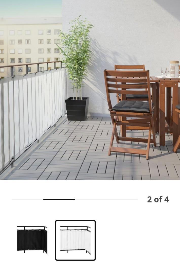 Move out clearance Balcony privacy screen, IKEA DYNING, Furniture
