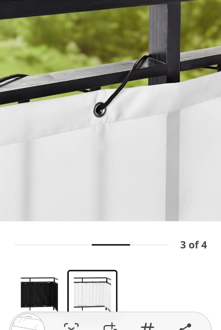Move out clearance Balcony privacy screen, IKEA DYNING, Furniture