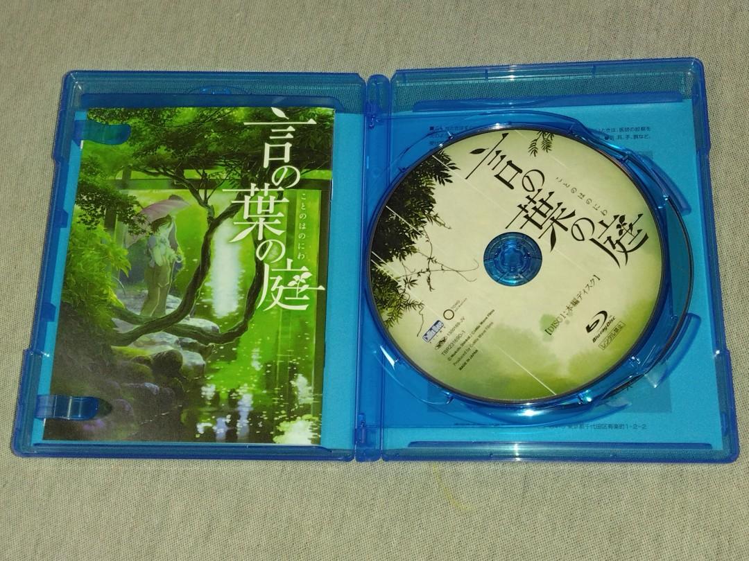 2枚組本編BD日文語音PCM　CD　SOUNDTRACK　新海誠言の葉の庭藍光碟言葉之庭Blu-ray　日本版BD　5.1環繞聲及PCM立體聲日語解說共3種語音聲軌