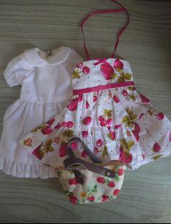 BJD MSD 1/4 Doll Cherry Dress 🍒