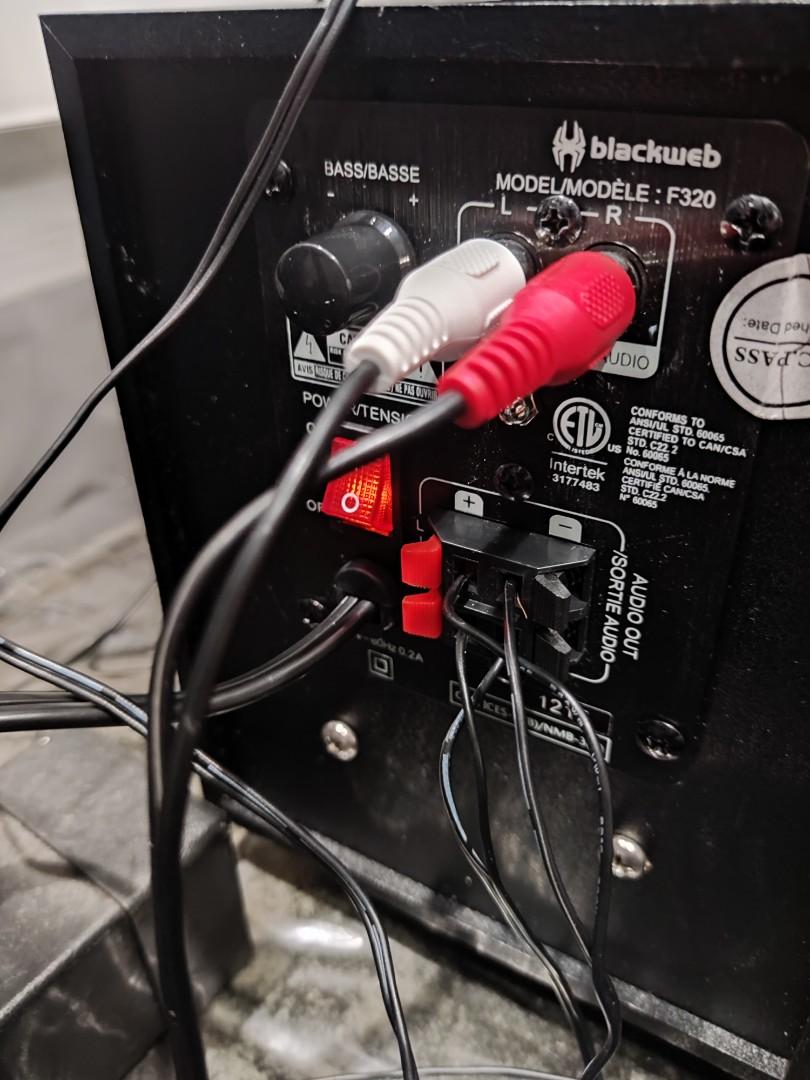 Blackweb 2.1 speaker system clearance