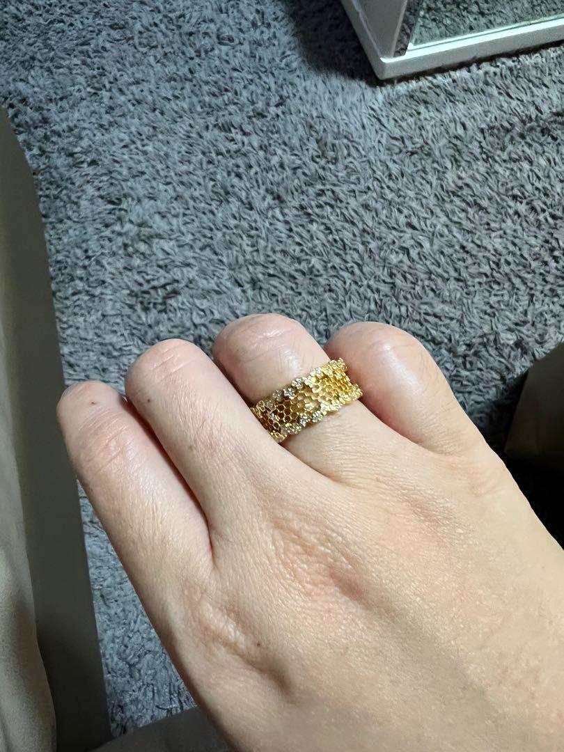 Honeycomb discount ring pandora