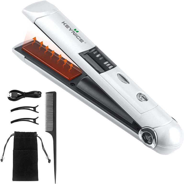 [BNIB] KEYNICE (KN2606) USB Hair Straightener, Cordless Hair
