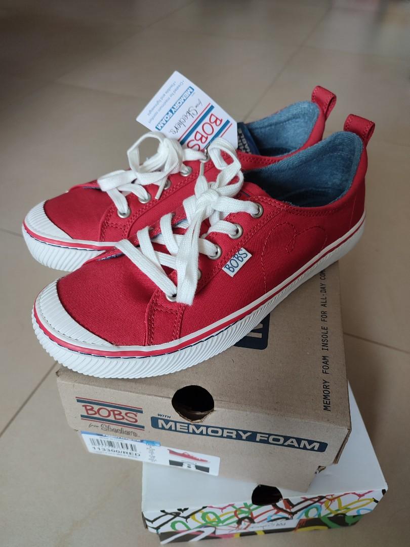 Bob s Wild Soul Red Sneaker from Skechers