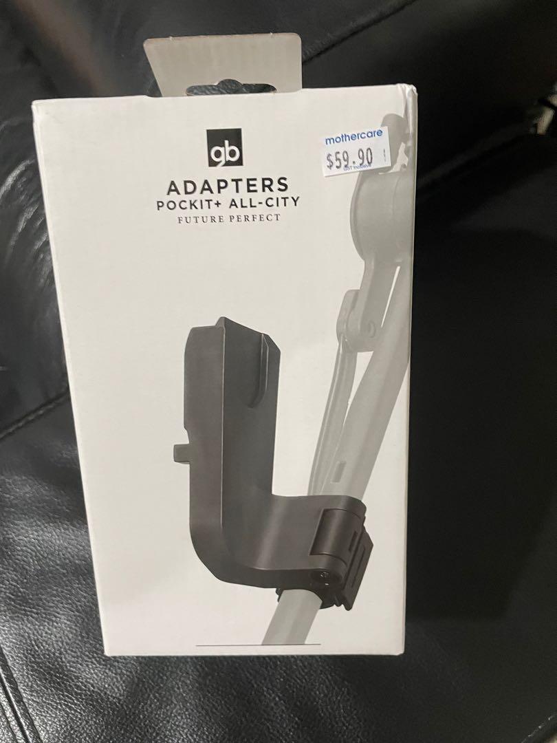 Brand new GB pockit+ all city stroller rain cover and car seat adapter
