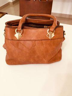 PU Leather Prada Combo Bag, For Office, Size: H-10inch W-11inch