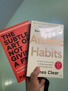 Bundle! Atomic Habits and The Subtle Art of Not Giving A F