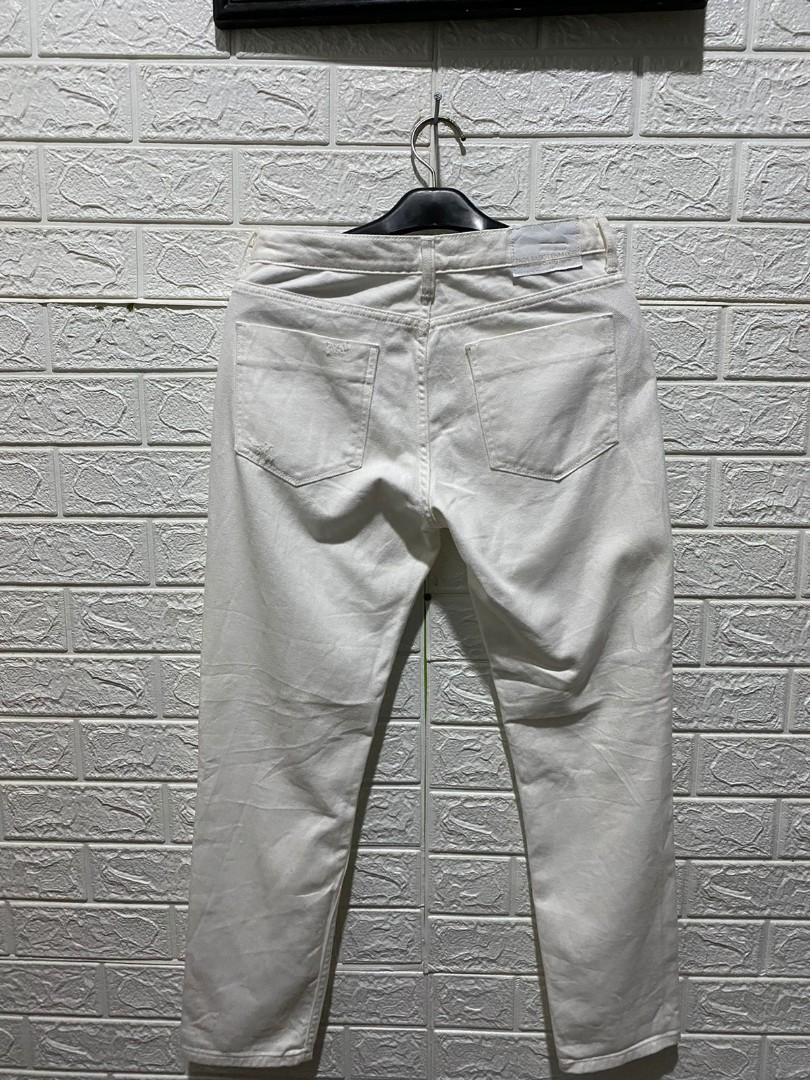 CELANA RIPPED JEANS ZARA, Fesyen Pria 