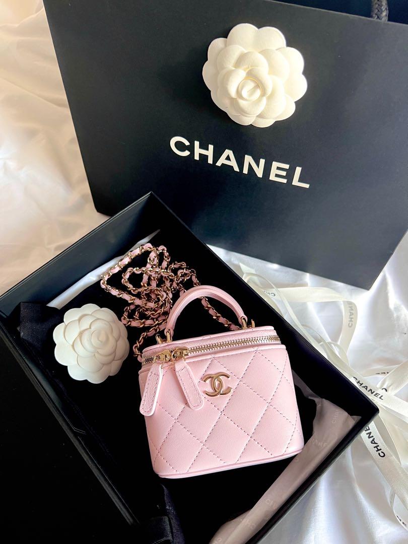 Chanel 22P Pink mini Vanity box