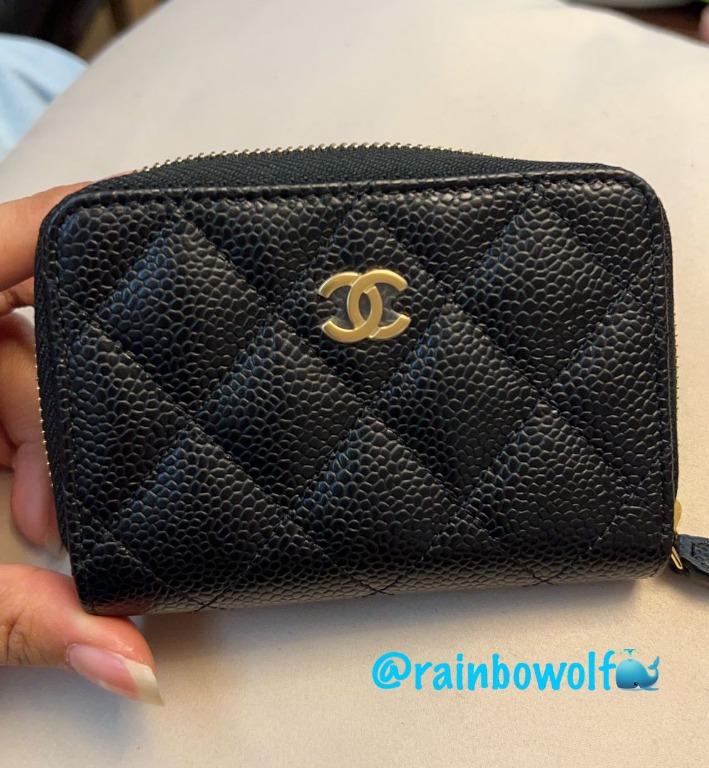 Chanel flap zip card holder Clearance