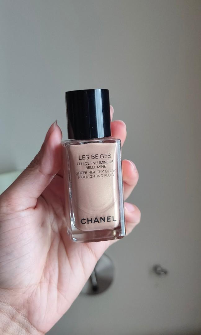 Chanel Les Beiges Sheer Healthy Glow highlighting fluid, shade sunkissed,  Beauty & Personal Care, Face, Makeup on Carousell
