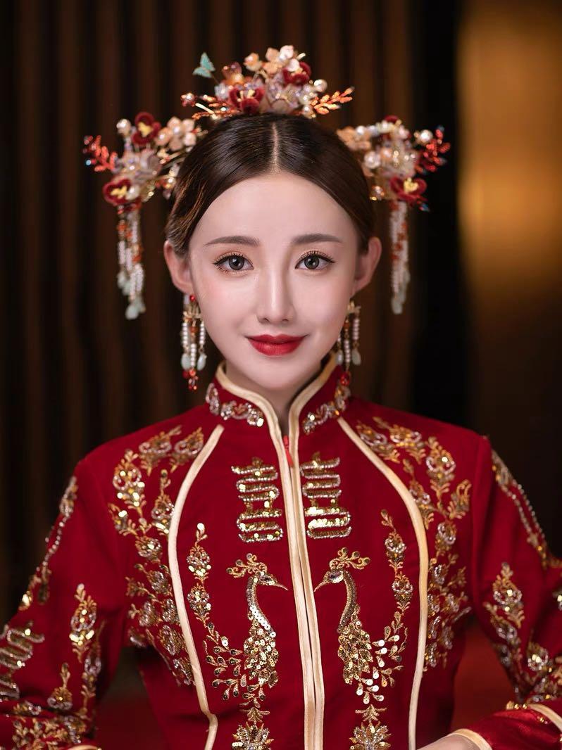 Chinese wedding hair outlet accessories
