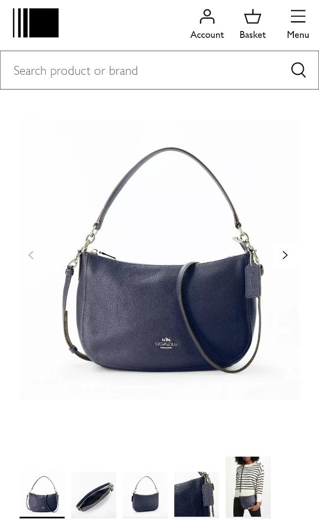 Coach chelsea cheap crossbody navy