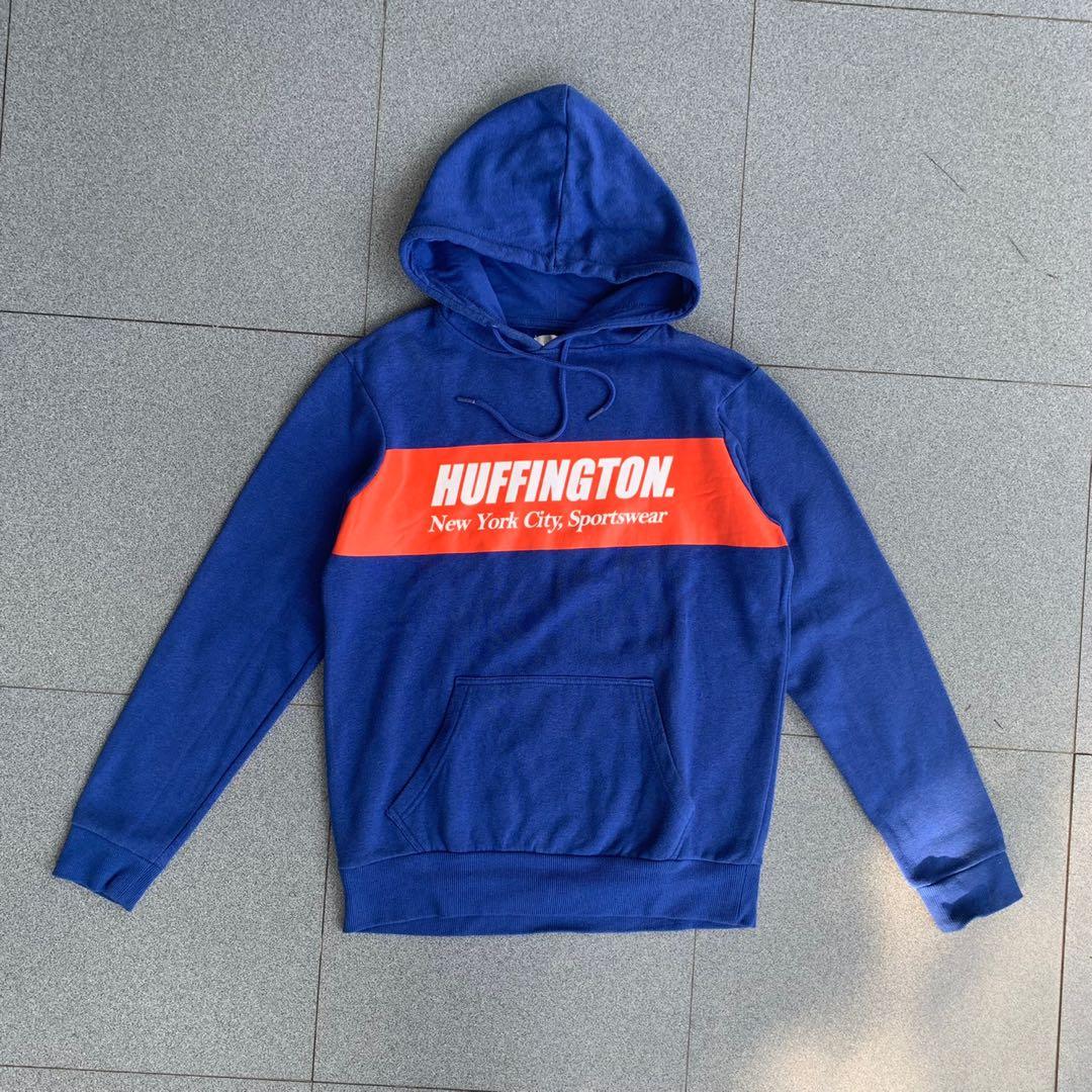 cotton on electric blue hoodie huffington jaket sweater dickies