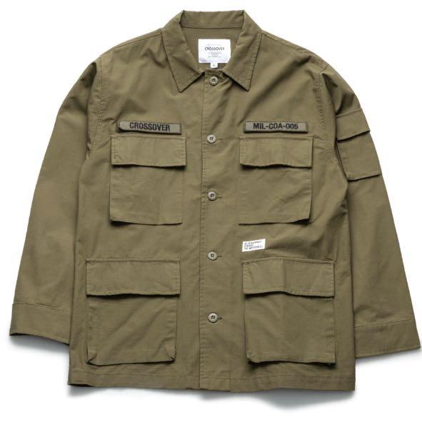 CROSSOVER Military Jacket Shirt like WTAPS Carhartt Neighborhood Fred Perry Skinhead
