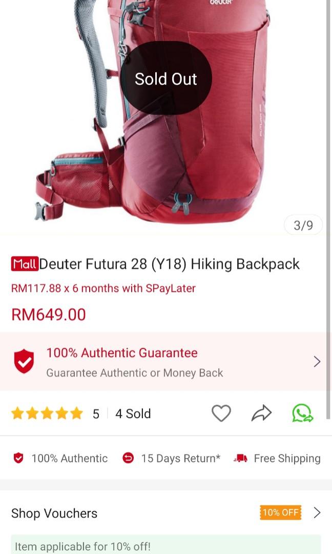 Deuter futura 28 review sales
