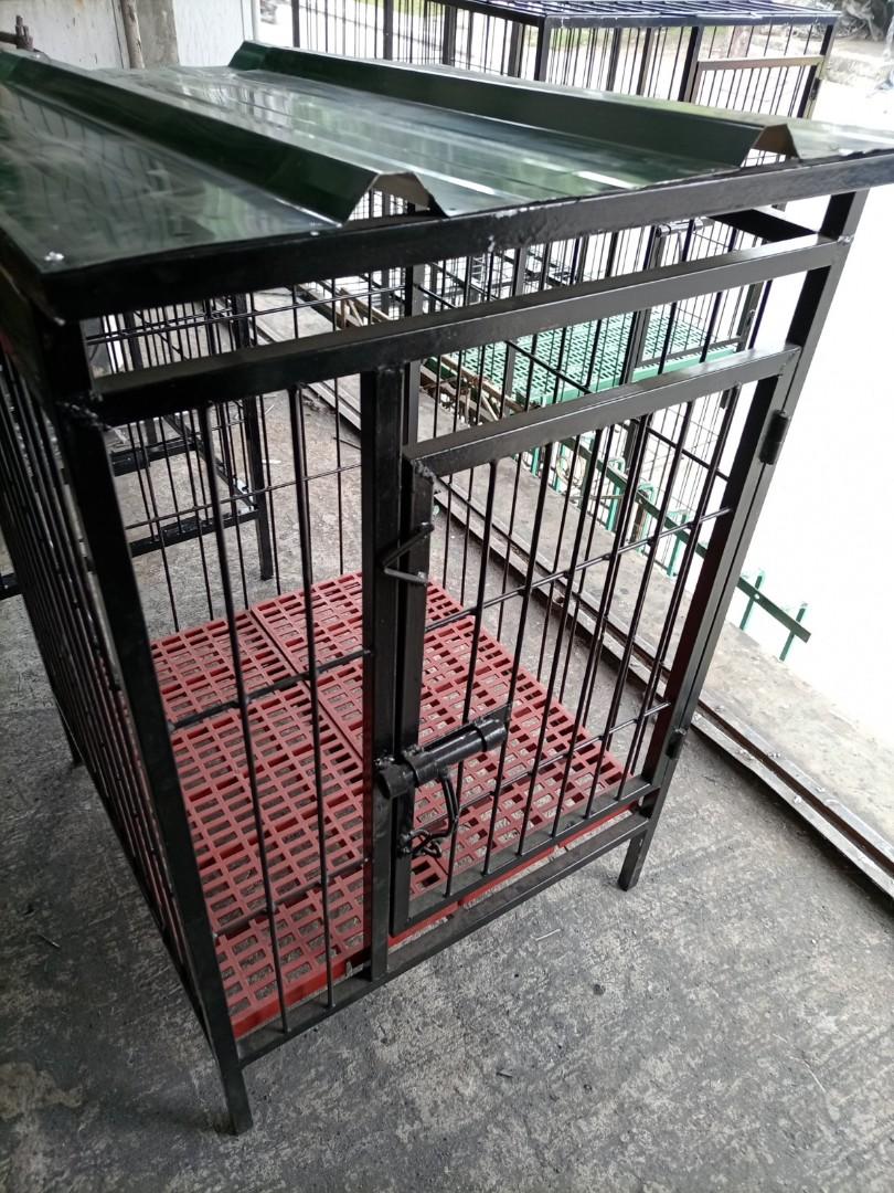 Dog cage with roof and matting 2x2x3ft, Pet Supplies, Homes & Other Pet