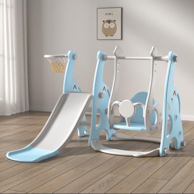 Elephant Swing & Slide (Category: Infant Playtime) located in Quezon City. Submitted by tanyachoa (Listing ID 1161071489, Image 1). Description: Colors: 🎈Pink 🎈Blue.