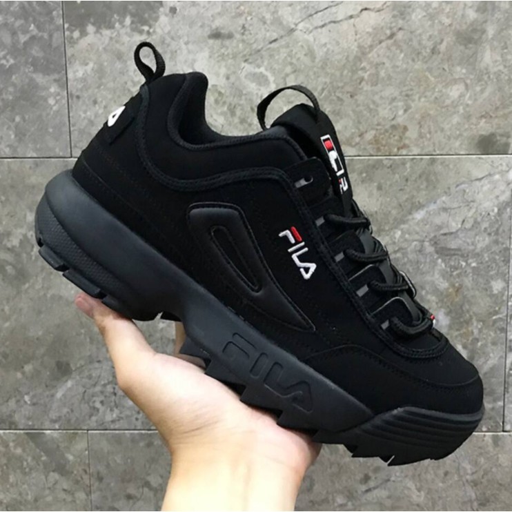 FILA Disruptor 2 Shoes Black Edition, Men's Fashion, Footwear, Sneakers on  Carousell