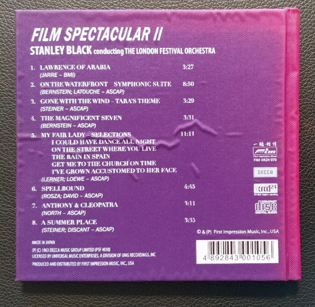 2CD Film Spectacular/Stanley Black 007等映画音楽集-