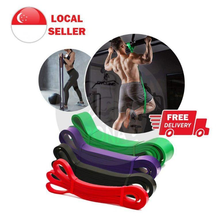 Heavy Duty Resistance Bands Set 5 Loop for Gym Exercise Pull up Fitness  Workout