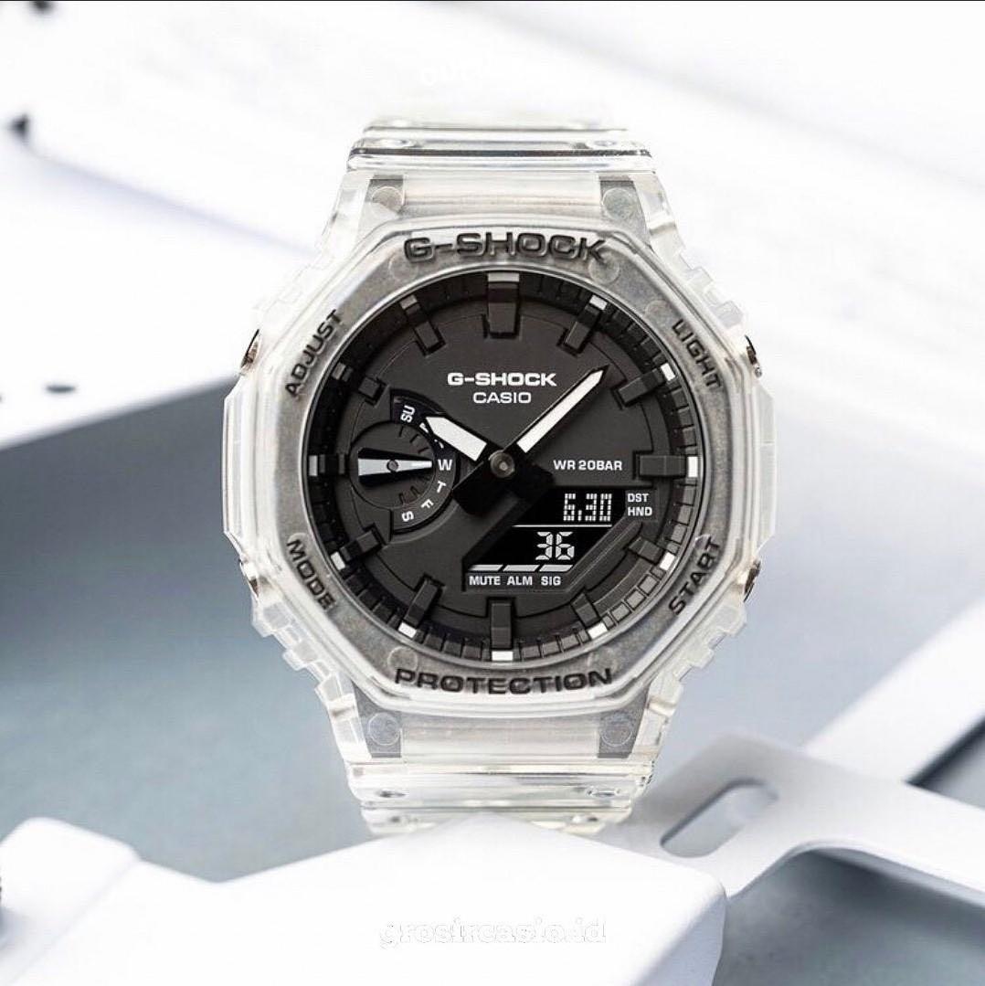 Transparent g shock price sale