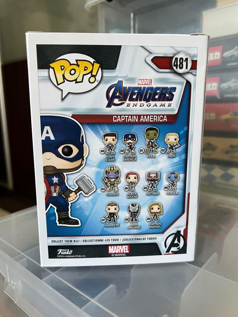 Captain america with mjolnir funko pop clearance