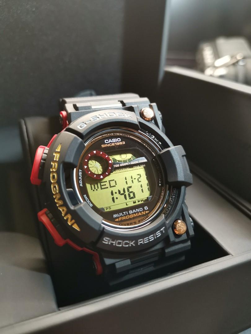 現貨最後一隻Casio G-shock Frogman Gwf-1035F 35 週年, 名牌, 手錶