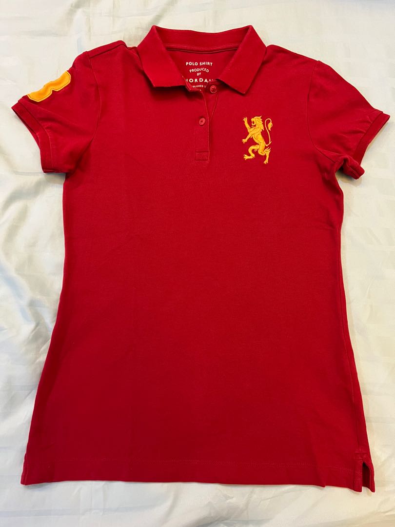 Giordano red polo shirt shop