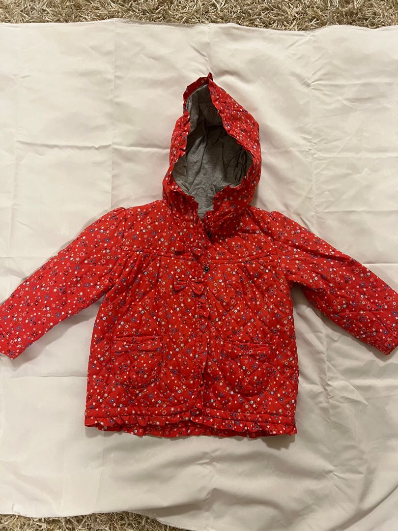 Girls red jacket store