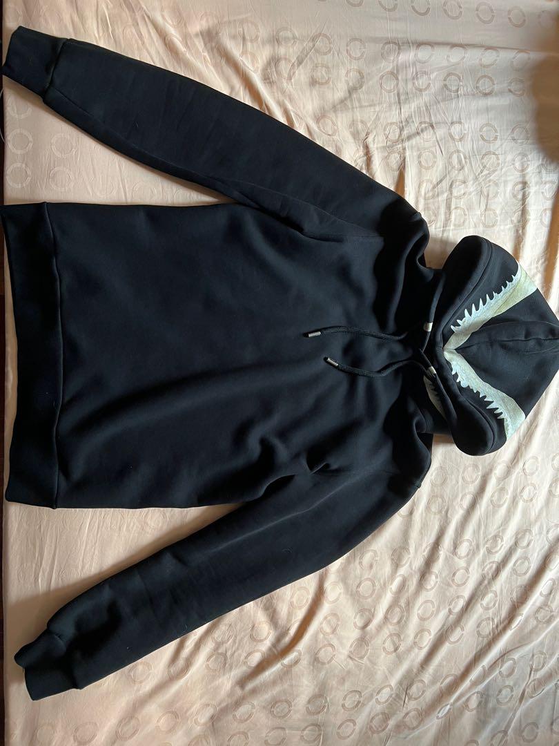 givenchy shark jaw hoodie