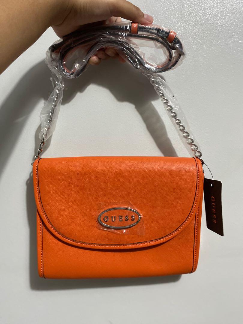 Guess Orange Cross body, Women's Fashion, Bags & Wallets, Crossbody