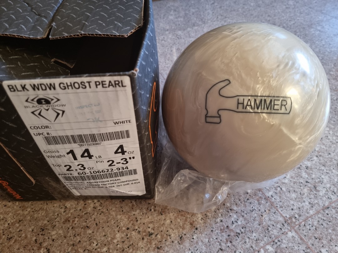 Hammer Bowling Products ロードリル加工ボーリングボール ブラック 10ポンド