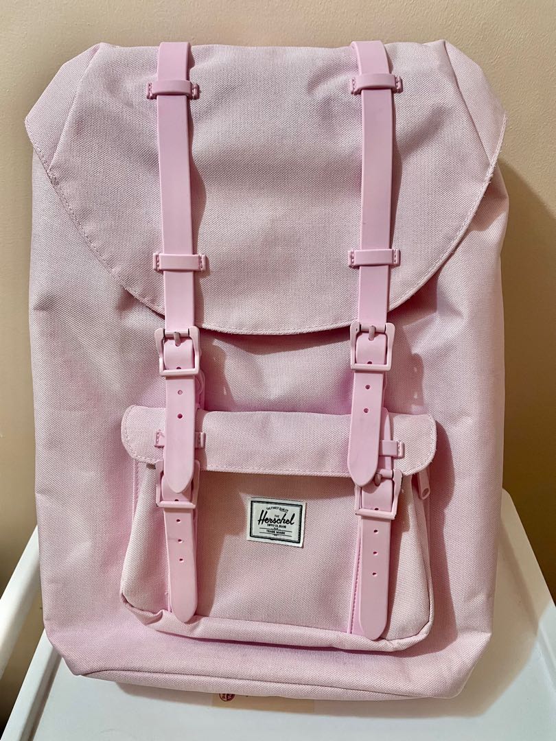 HERSCHEL SUPPLY CO. LITTLE AMERICA 600D POLY BACKPACK PINK