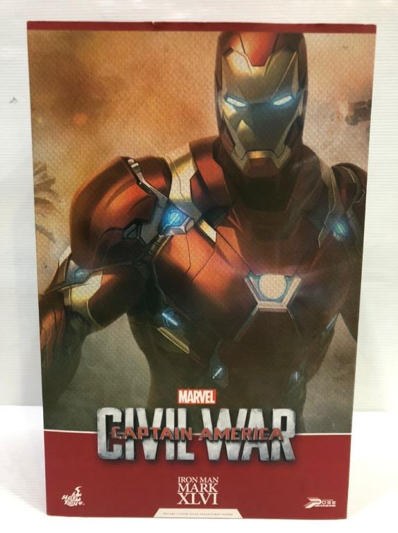 HOT TOYS PPS003 CAPTAIN AMERICA CIVIL WAR MARK XLVI 1 6TH SCALE POWER POSE COLLECTIBLE