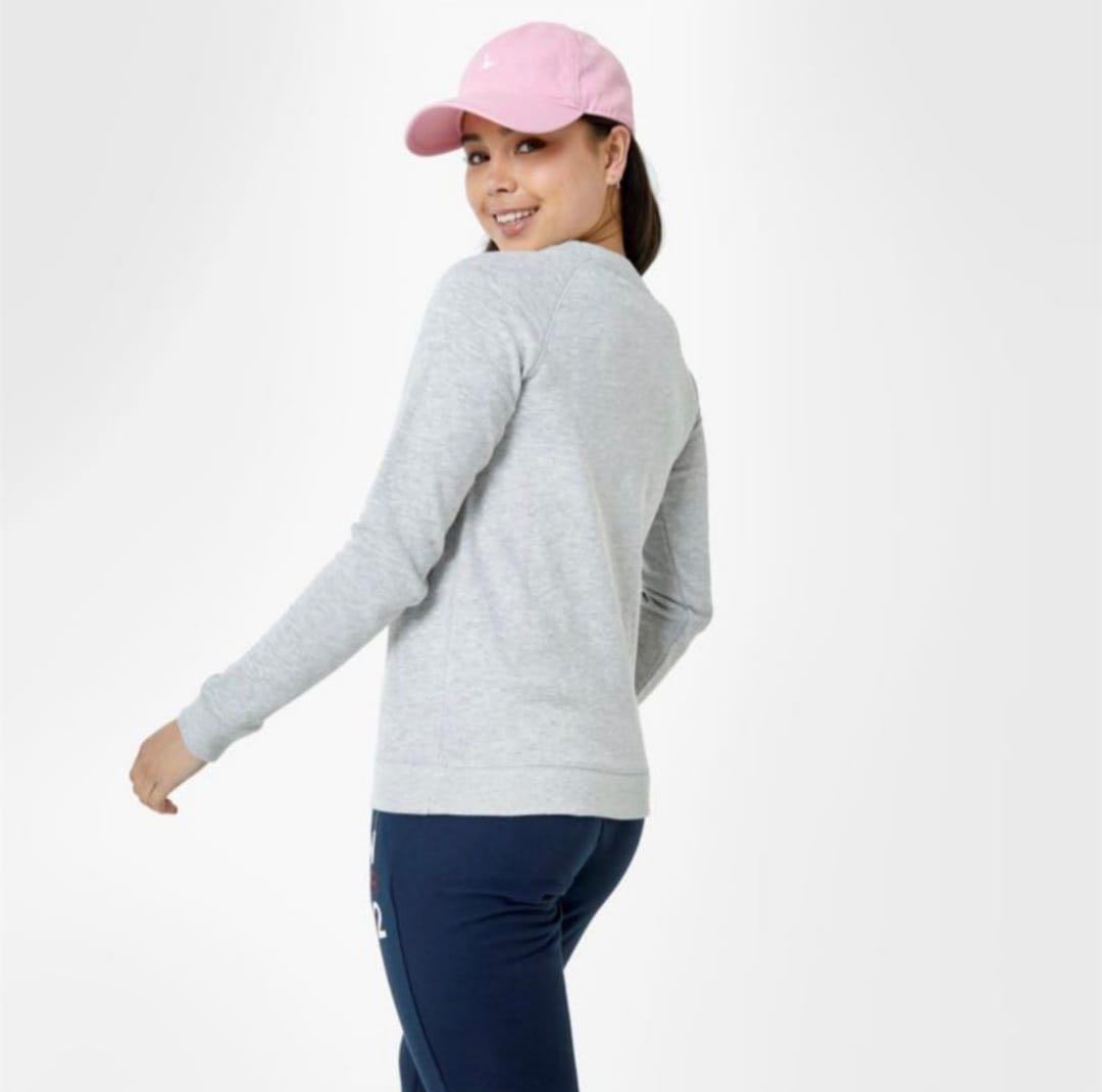 Jack Wills Colby Lightweight Logo grey Sweatshirt JW