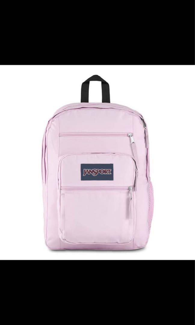Jansport seri big student pink mist, Barang Mewah, Tas & Dompet di