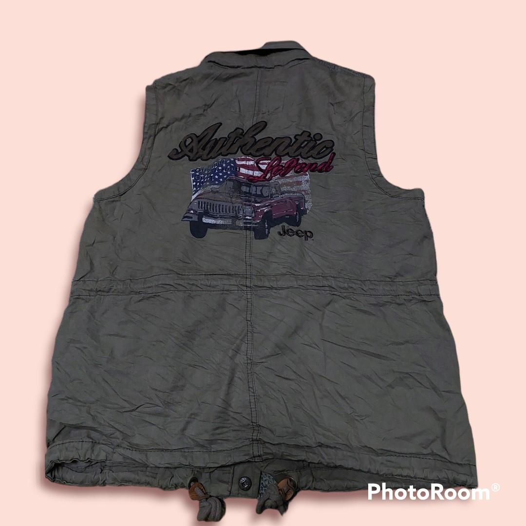 Jeep sleeveless cheap jacket