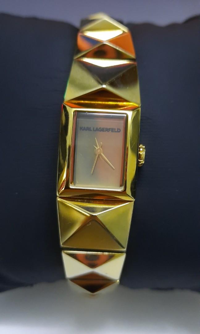 Karl lagerfeld gold watch shop