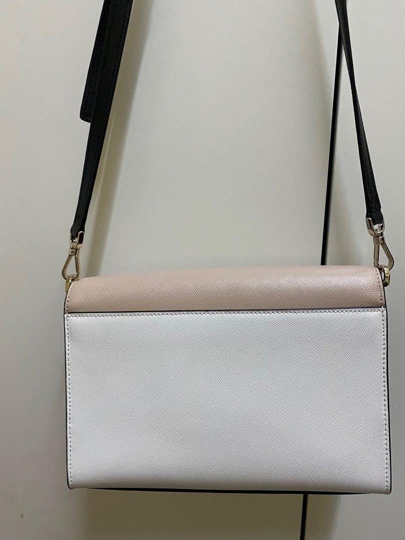 Kate Spade Carson Tricolor Colorblock Convertible Crossbody in Warm Beige  (WKR00102), Luxury, Bags & Wallets on Carousell