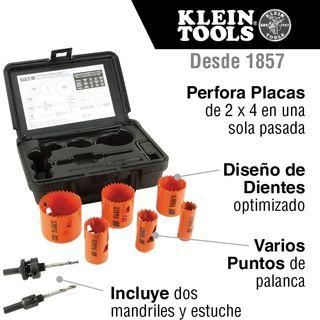 KLEIN TOOLS Bi-Metal Hole Saw Kit | 8-Piece