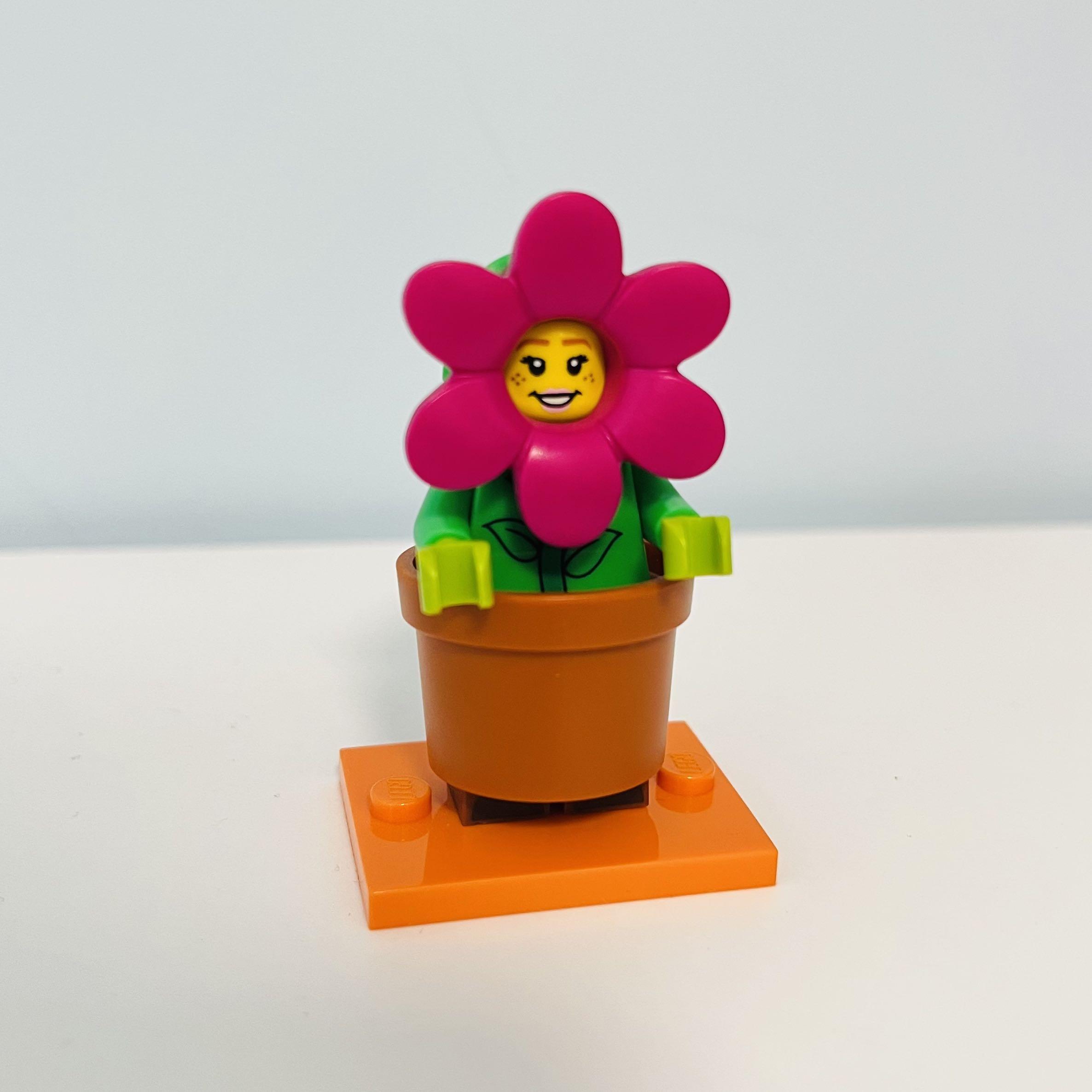 Lego人仔minifigures Series 18 花盆女flowerpot Girl 興趣及遊戲 玩具 遊戲類 Carousell