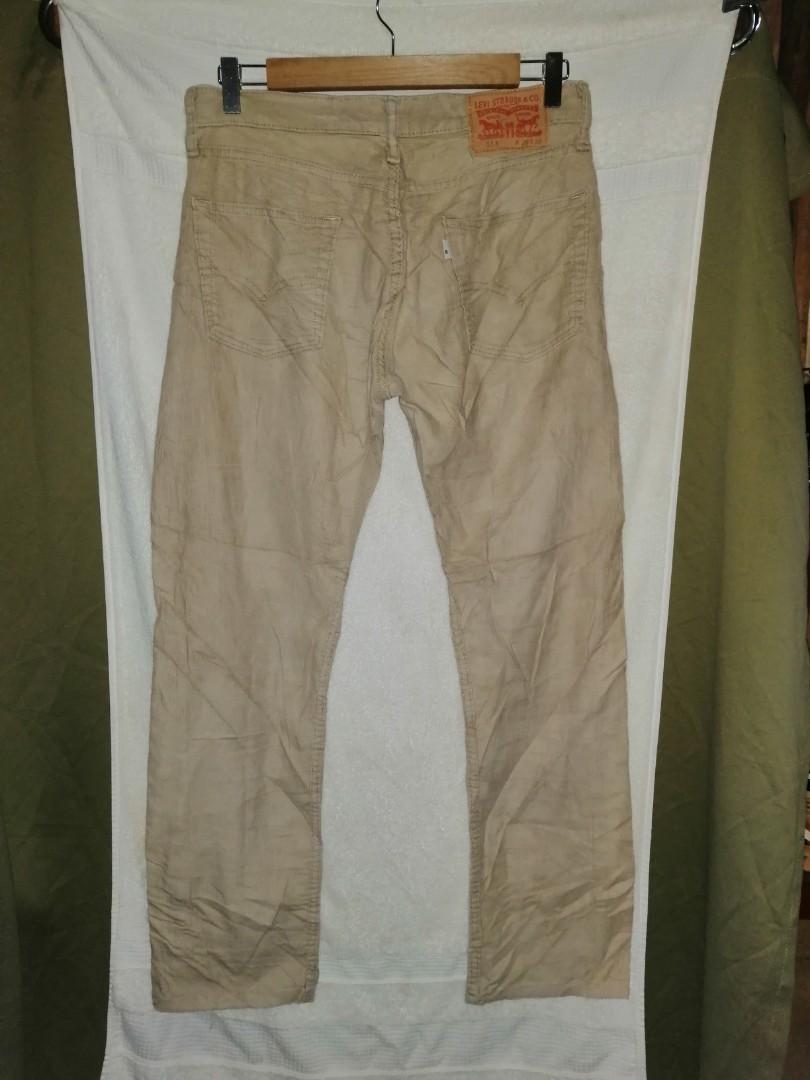 LEVI'S 513 PANTS, Men's Fashion 