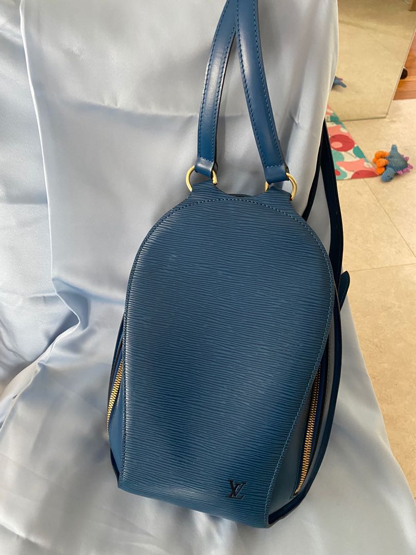 Authentic Pre-Owned Louis Vuitton Mabillon Backpack - Blue Epi Leather for  sale at auction from 18th May to 30th May