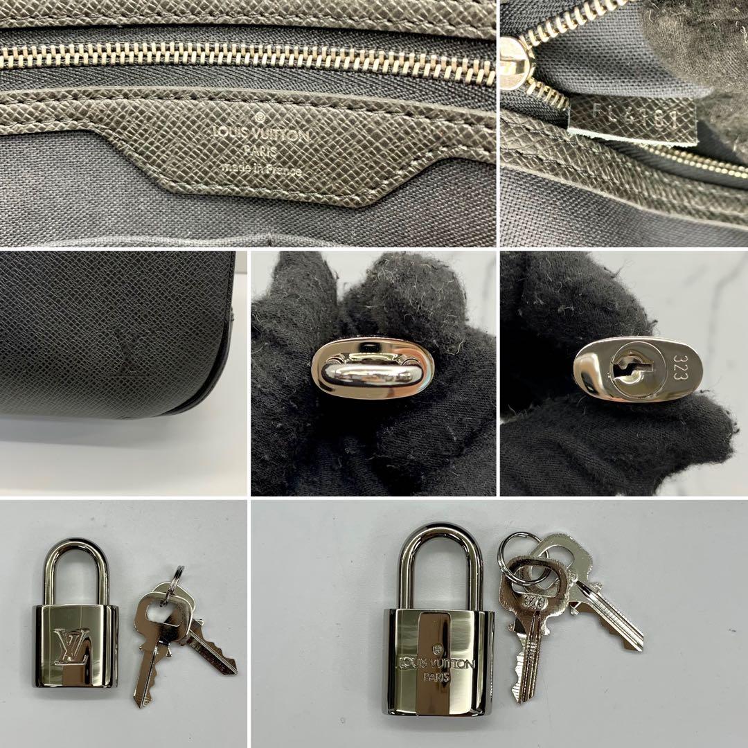 LOUIS VUITTON Taiga Neo Igor Business Hand Bag Ardoise Leather M32782  90201334