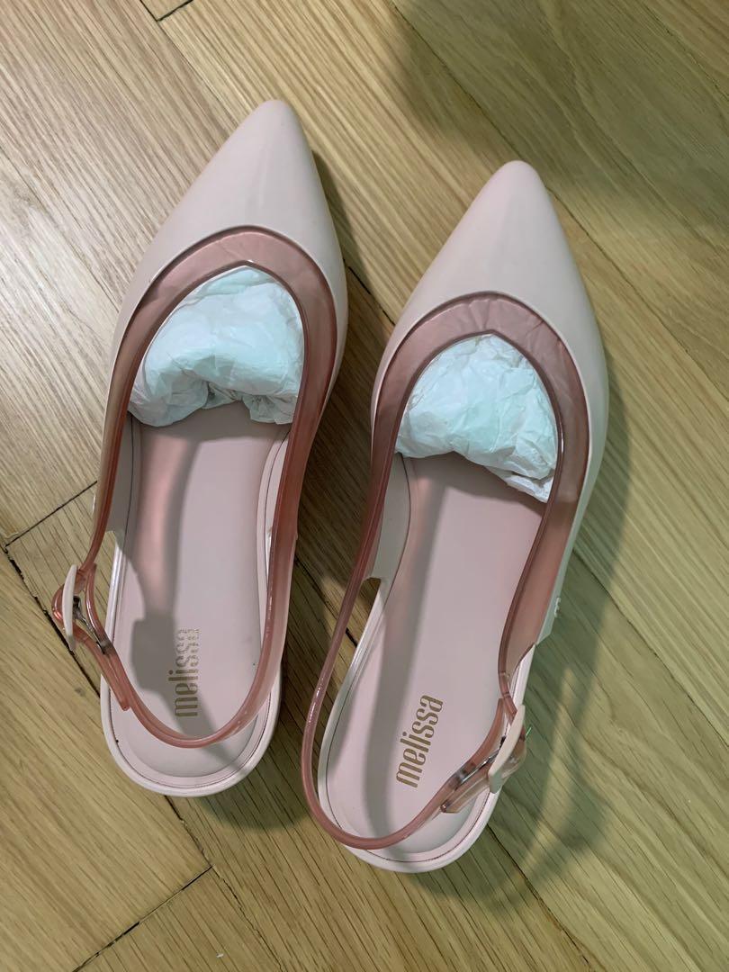 Melissa Cleo Heel (Pink-clear pink 