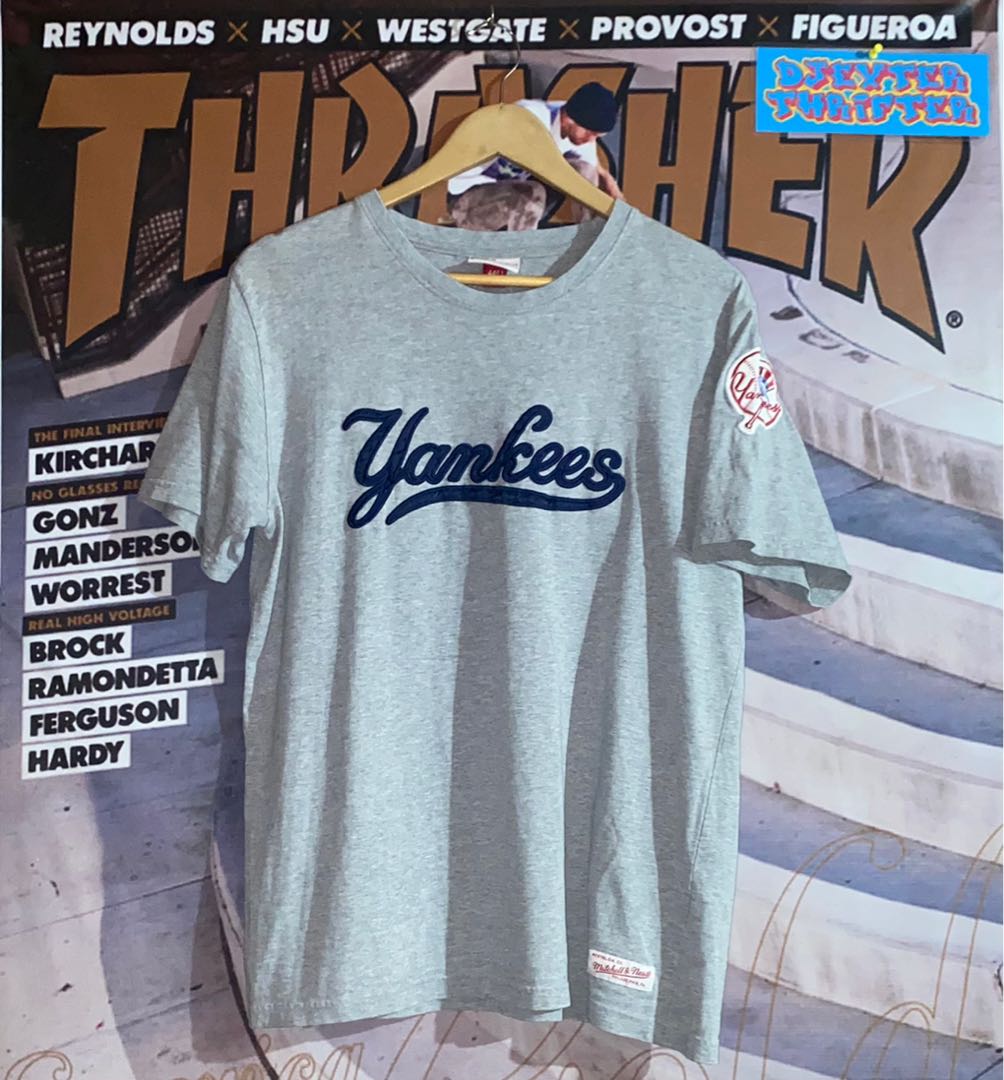 MLB NY YANKEES MITCHELL NESS TEE, Men's Fashion, Tops & Sets, Tshirts &  Polo Shirts on Carousell